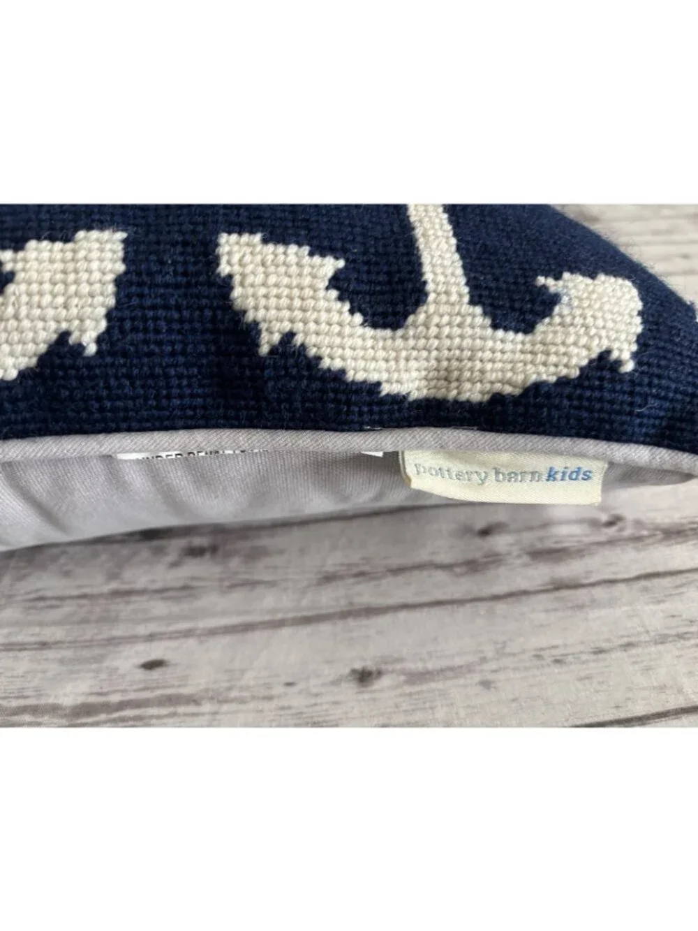 Pottery Barn Kids Crochet Pillow 8